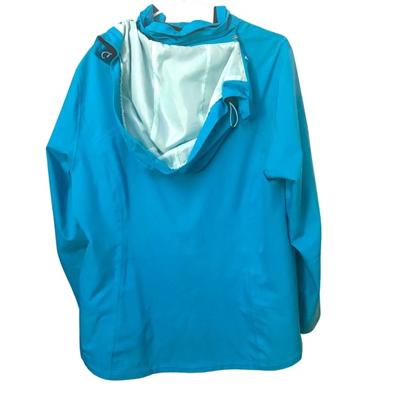 Mckinley Aquamax Women’s Rain Jacket Size 1X Double Zipper 10 000 MM - Picture 2 of 14